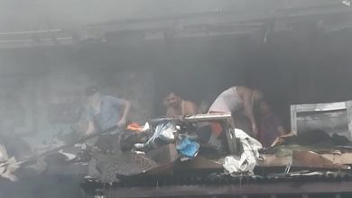 Massive fire broke out in Hathua market