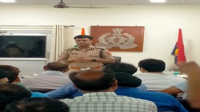 DCP Chinappa holds a meeting