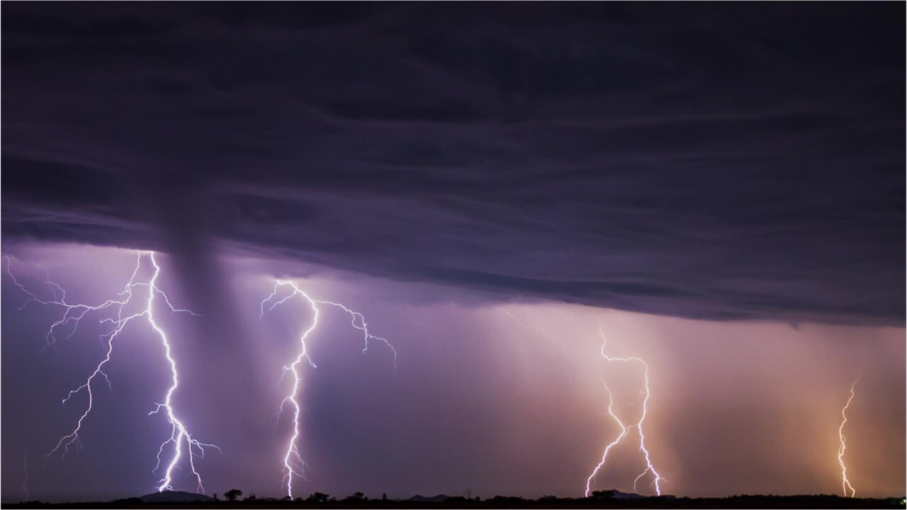 dozen laborers hit by lightning