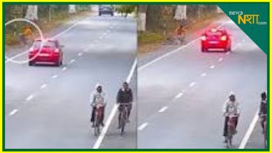 Photo of साइकिल पे मोज ले रहे लड़के के साथ अचानक से क्या हुआ? देखिए पूरी वीडियो