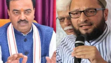 Asaduddin Owaisi and Keshav Prasad Maurya