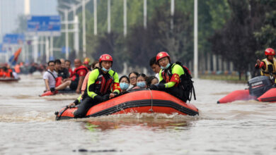 heavy flood in bijiling