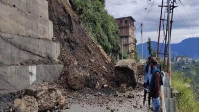 Shimla: मेहली शोघी सड़क की हालत खस्ता