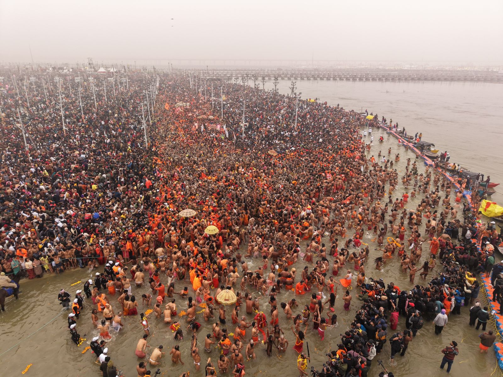 Triveni sangham , mahakumbh 2025 