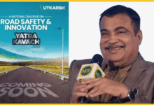 newsnasha-yatra-kavach-2025-nitin-gadkari-road-safety-event