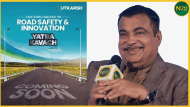 newsnasha-yatra-kavach-2025-nitin-gadkari-road-safety-event