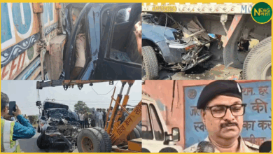 aligarh-police-van-accident-si-constable-gangster-dead-chikawati-bypass