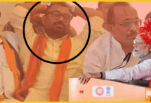 pm-modi-speech-prayagraj-mlc-surendra-chaudhary-sleeping-controversy