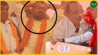pm-modi-speech-prayagraj-mlc-surendra-chaudhary-sleeping-controversy