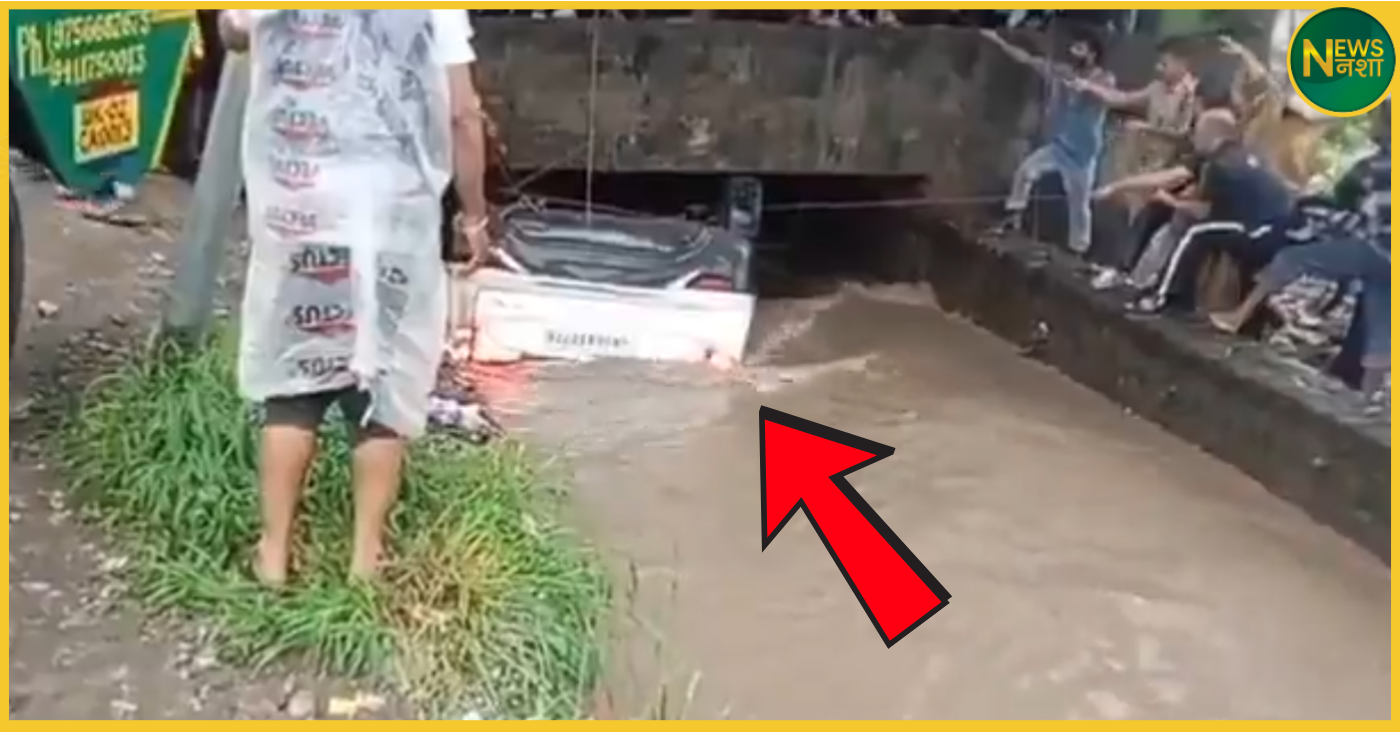 haldwani-heavy-rain-car-falls-canal-four-dead