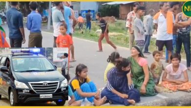 balrampur-police-jeep-accident-pankaj-jaiswal-death-villagers-protest