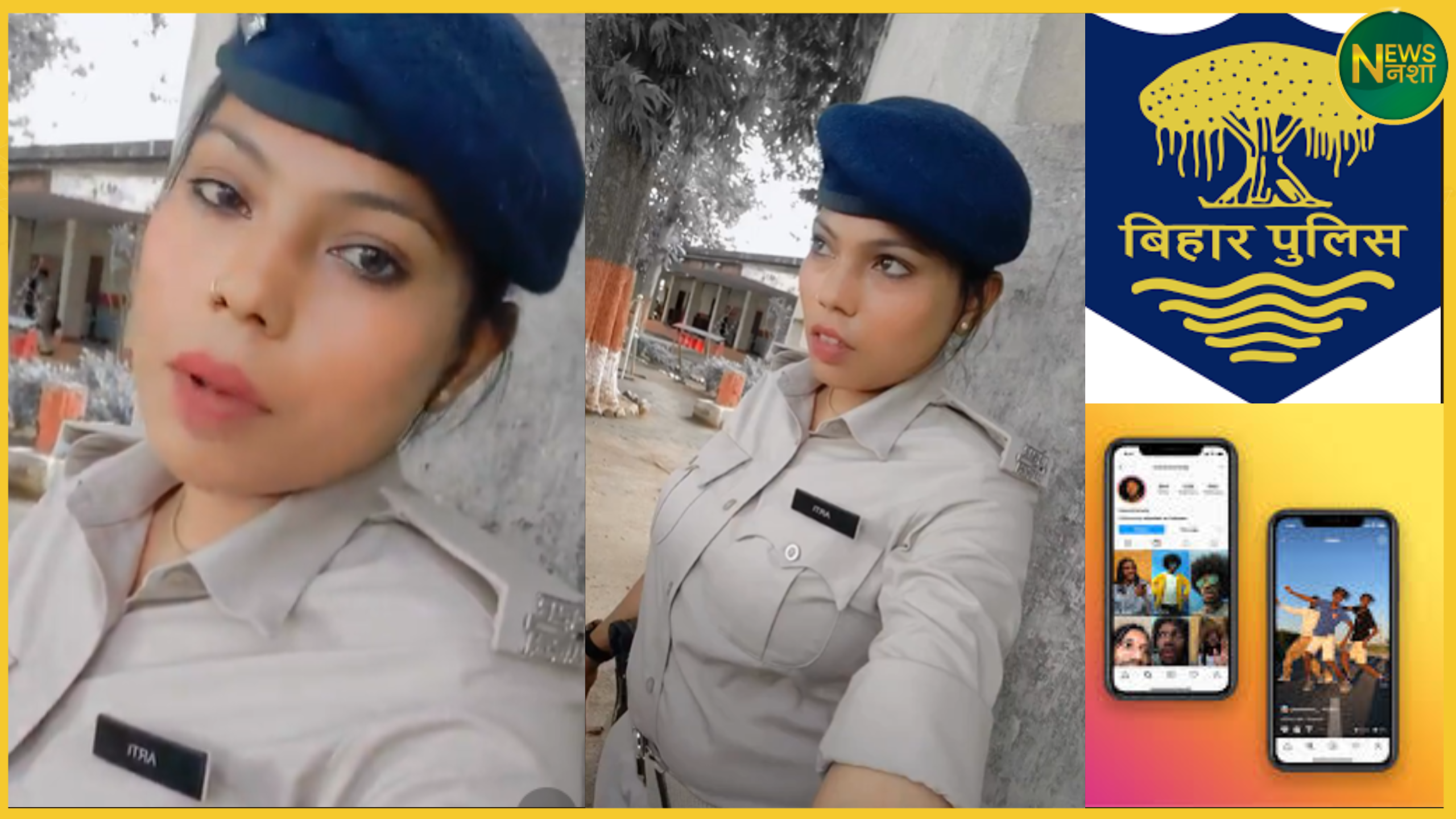 bihar-police-constable-reel-uniform-viral-instagram-video