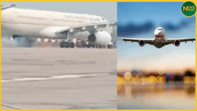 lucknow-saudi-airlines-flight-wheel-sparks