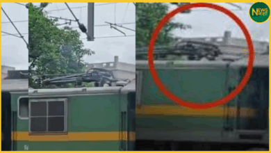 viral-video-stunt-bihar-saharsa-boy-electrocuted-on-train