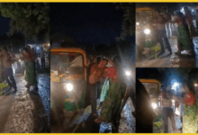 /badaun-me-woman-ne-auto-chalak-ko-pita-video-viral