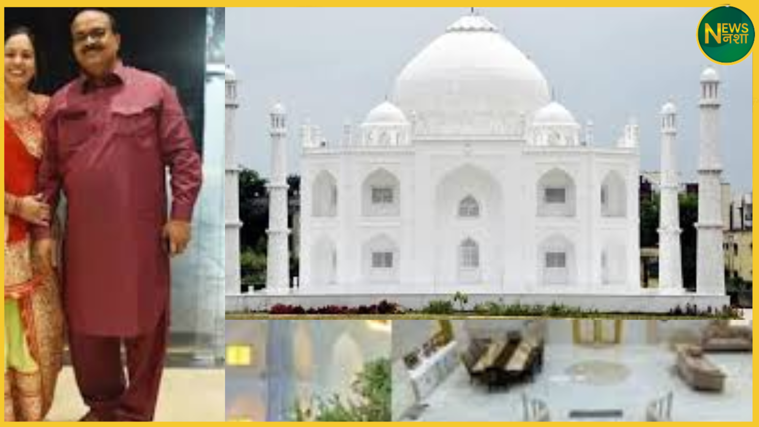 MP couple builds Taj Mahal, Burhanpur love story, Taj Mahal replica, Madhya Pradesh news, modern Taj Mahal, love symbol in Burhanpur,