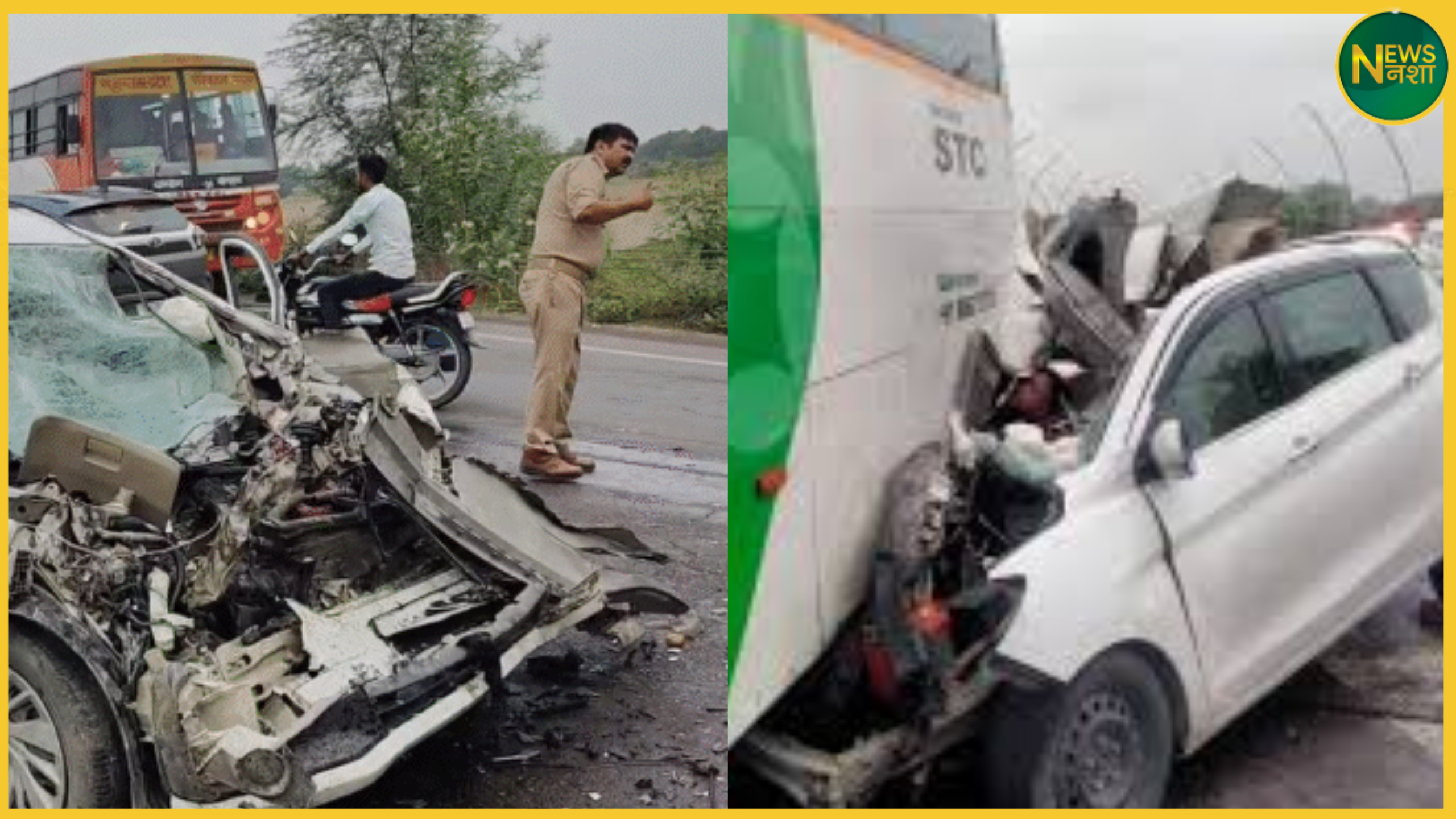 unnao-accident-sub-inspector-dead-6-injured-while-returning-from-rajasthan