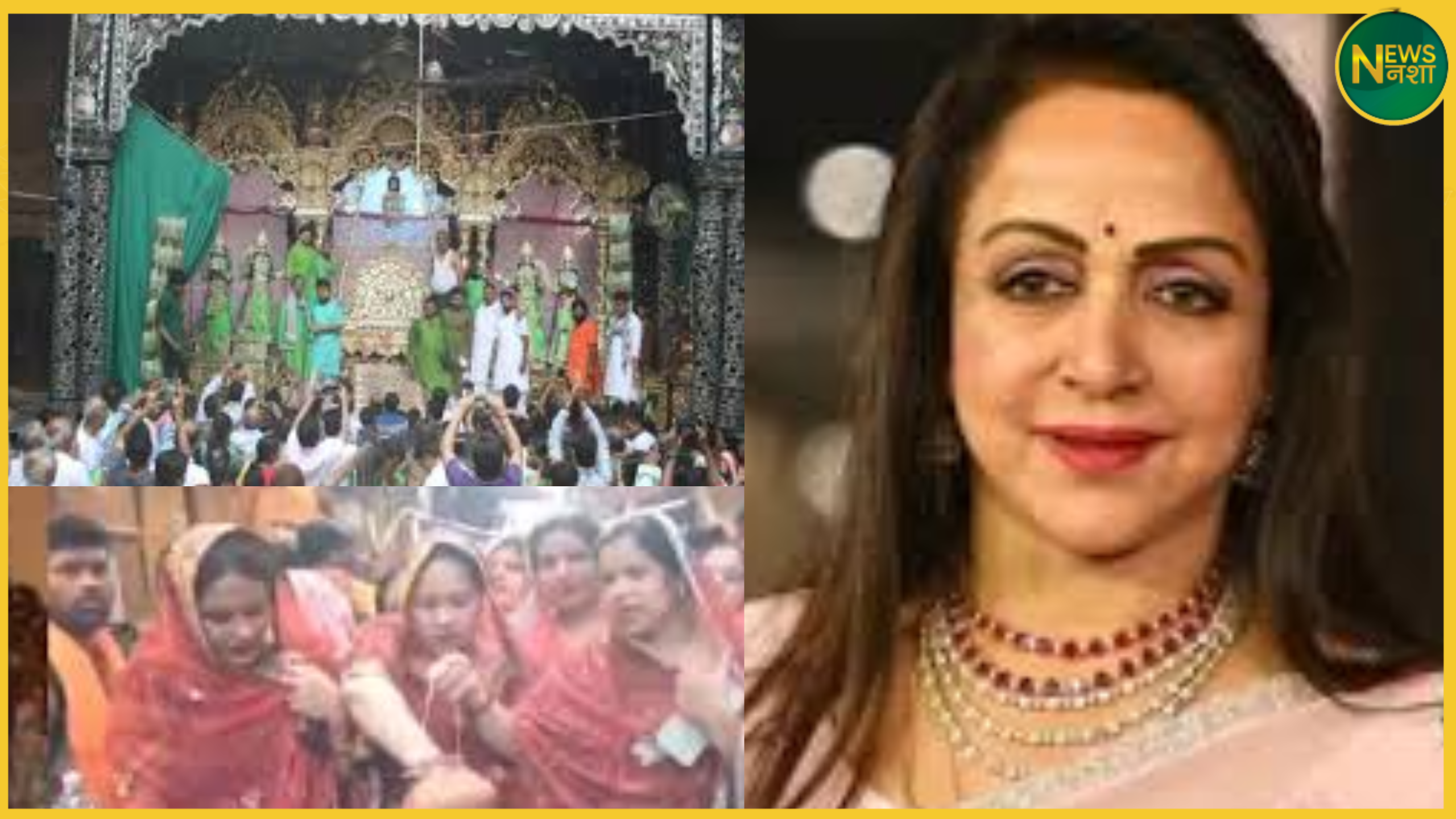 hema-malini-banke-bihari-corridor-protest-news-mathura