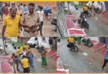 jhansi-policeman-fights-drunk-man-video-viral-belt-pitai-cctv-evidence