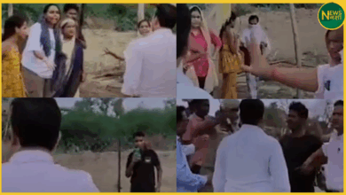 uttar-pradesh-sdm-threatens-encroachers-video-viral-bulldozer
