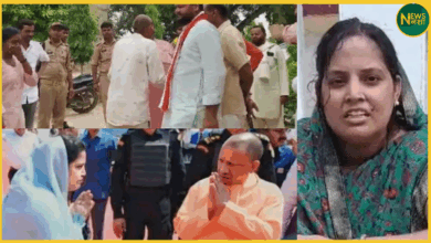 bjp-mahila-jiladhyaksh-ambedkarnagar-dharna-marpit-accusation