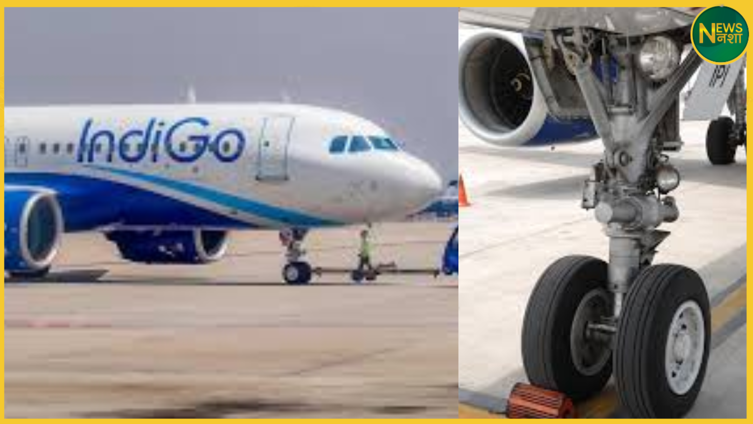 indigo-plane-tyre-puncture-at-ranchi-airport-flight-cancelled