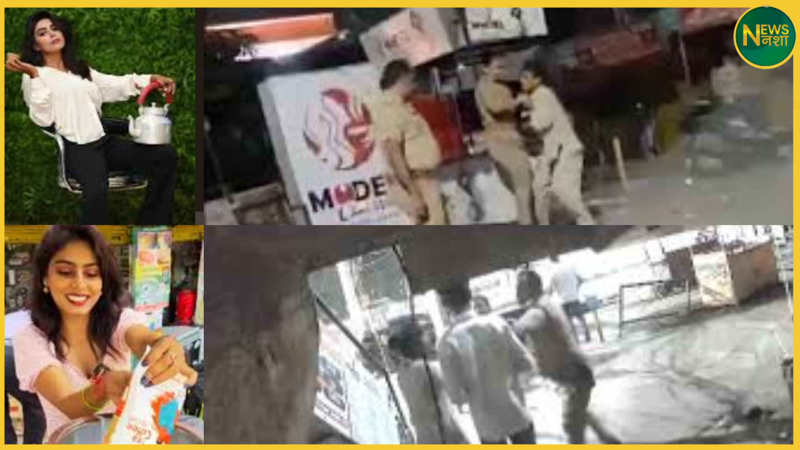 lucknow-police-misbehaves-with-model-chai-wali-extortion-allegation