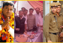 muradabad-kotwali-me-bjp-neta-ka-birthday-sdm-co-shamil-tasveerein-viral