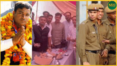 muradabad-kotwali-me-bjp-neta-ka-birthday-sdm-co-shamil-tasveerein-viral