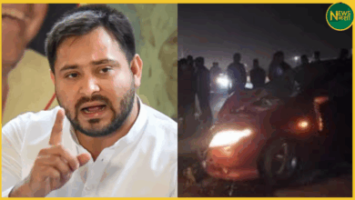 tejashwi-yadav-convoy-accident-truck-collision-bihar-news