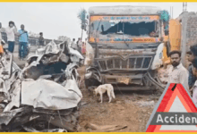 madhya-pradesh-jhabua-cement-truck-overturns-on-van-9-killed-of-same-family