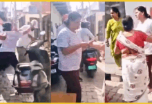 paan-singh-tomar-ki-natin-ne-je-ko-pita-viral-video-jhansi-news