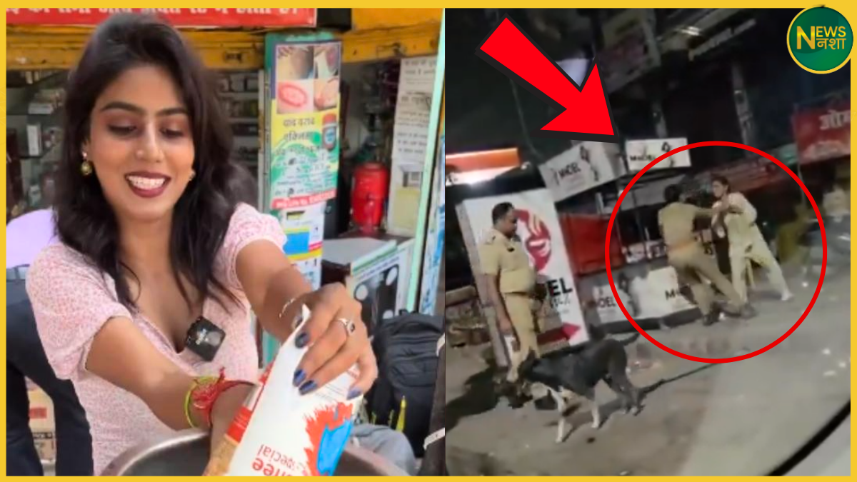 lucknow-model-chai-seller-police-confrontation-video-viral