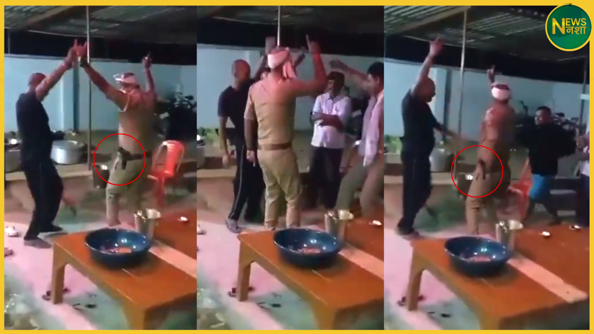 deoria-police-inspector-head-constable-dance-pistol-bhojpuri-video
