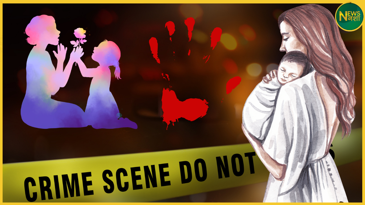 azamgarh-mother-kills-daughter-injures-son-mehnagar-crime-news