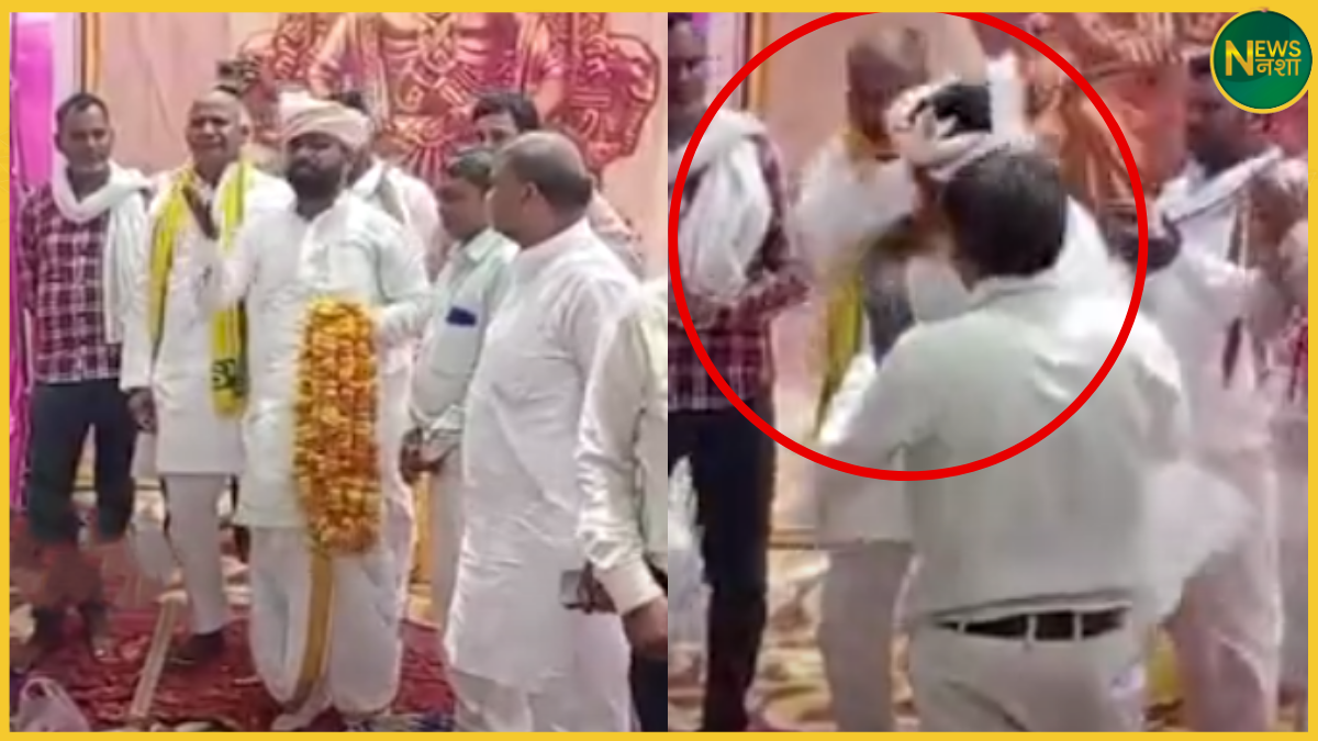 mahendra-rajbhar-slap-attack-jaunpur-brijesh-rajbhar-controversy-viral-video