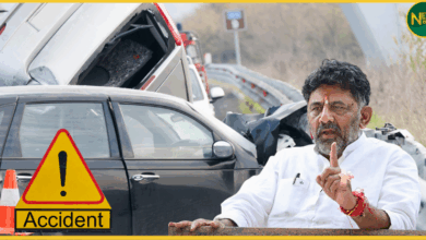 karnataka-dk-shivakumar-escort-car-accident-on-bengaluru-mysuru-expressway-one-security-personnel-injured