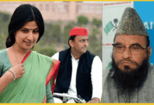 dimple-yadav-bjp-protest-maulana-sajid-rashidi-controversy