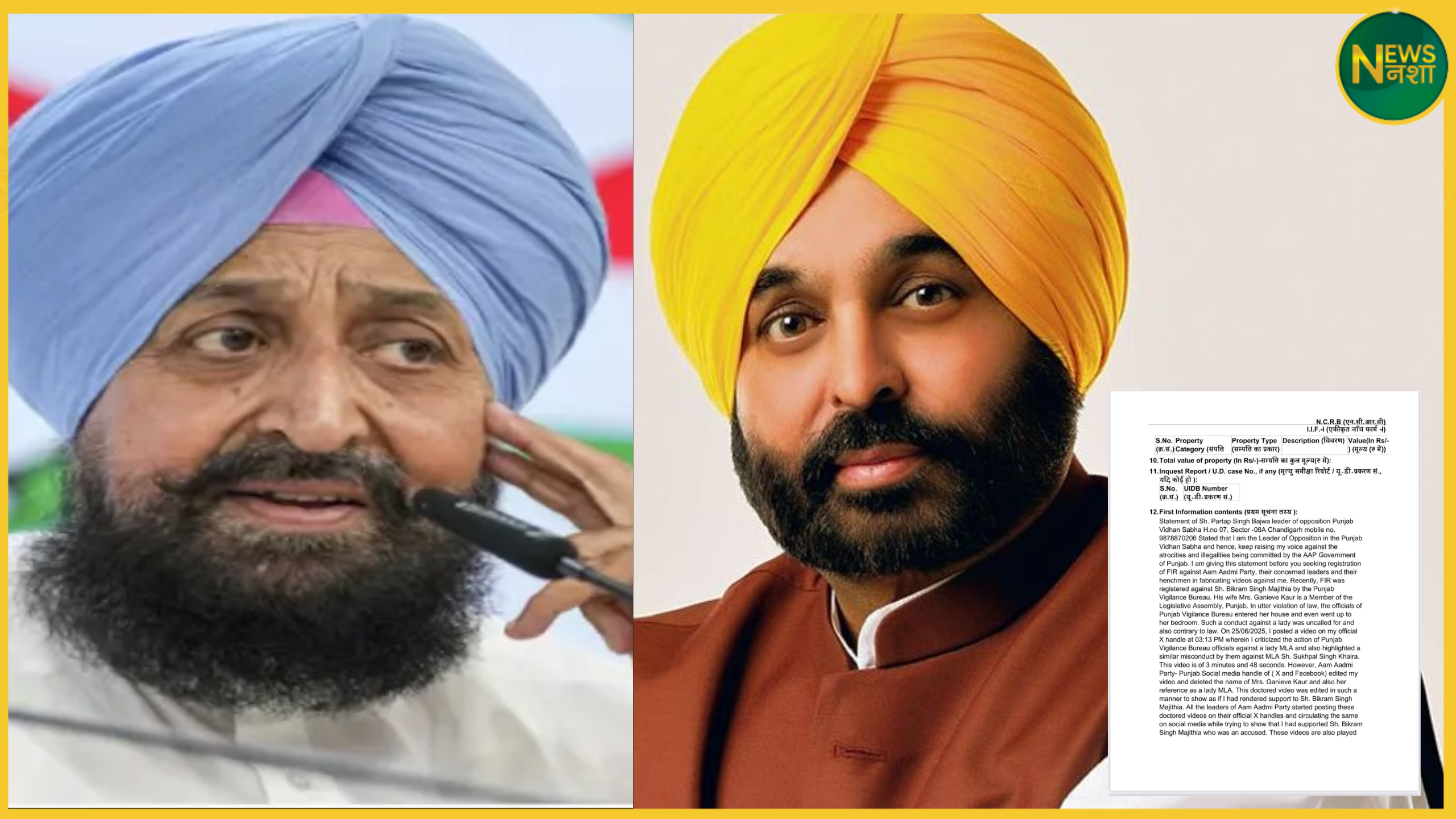 /pratap-singh-bajwa-fir-aap-leaders-morphed-video-chandigarh