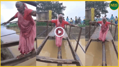 jharkhand-broken-bridge-old-woman-crosses-social-media-action