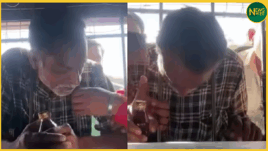 sharab-ke-nashe-mein-grill-mein-fansi-gardan-video-viral