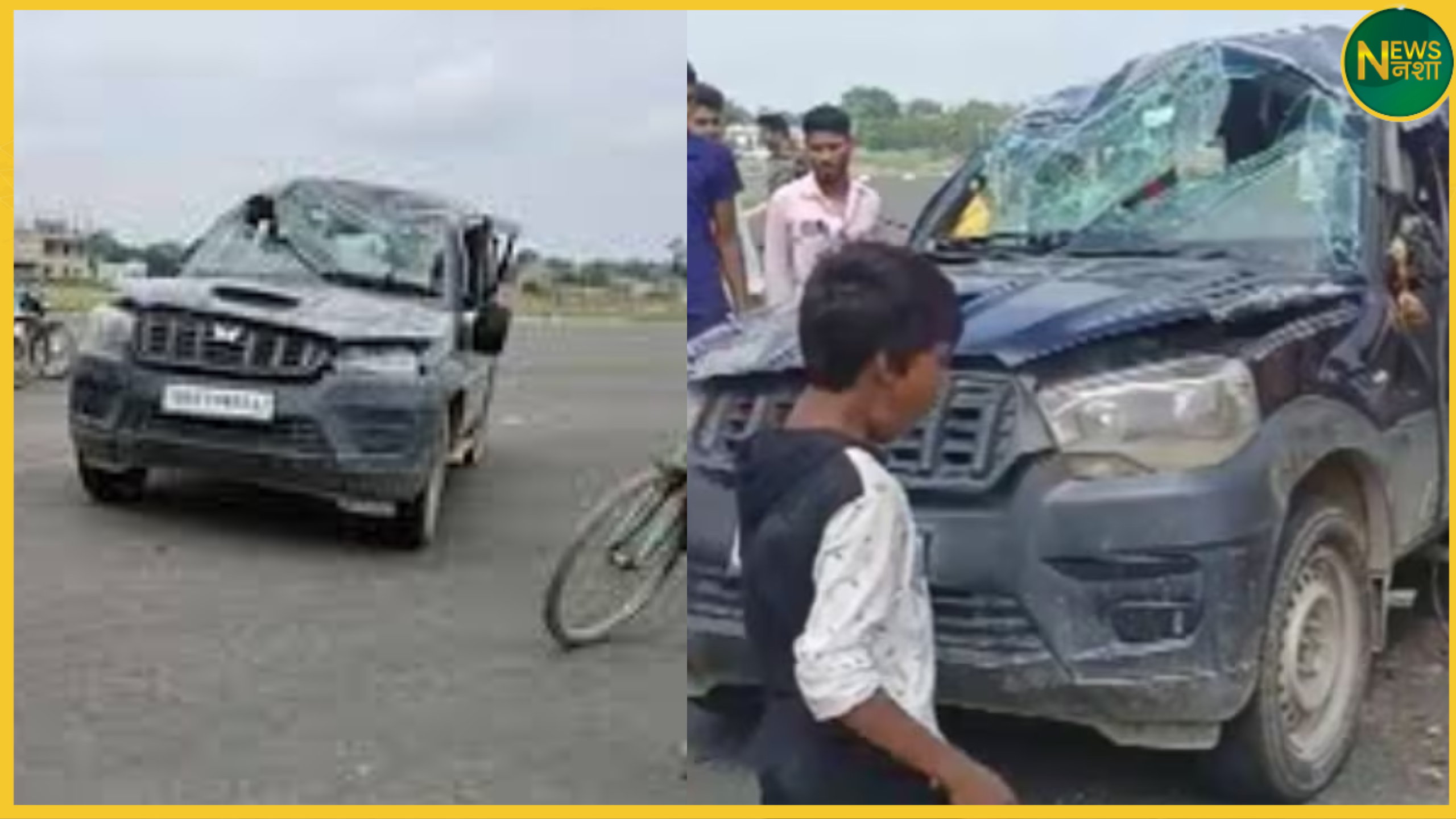 saharsa-airport-scorpio-accident-reel-stunt-4-youth-injured