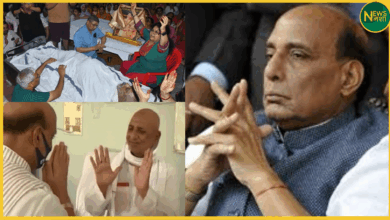 rajnath-singh-guru-santosh-dwivedi-death-kanpur-bithoor-antim-sanskar