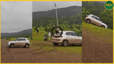 /stunt-car-falls-table-point-maharashtra-video-viral