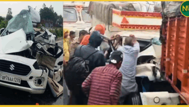 mainpuri-sadak-haadsa-gt-road-par-parivaar-ki-car-se-takkar-5-ki-maut