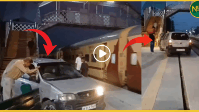 meerut-railway-station-fauji-drove-car-on-platform-arrested-after-viral-video