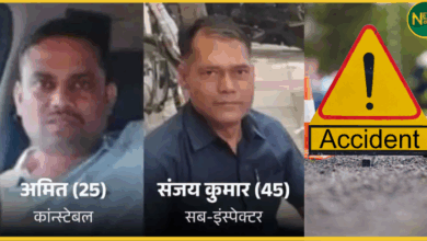hamirpur-police-accident-bundelkhand-expressway-two-dead-two-injured