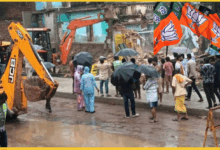 bulldozer-action-in-chitrakoot-bjp-leader-house-demolished