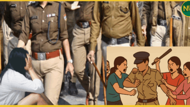 basti-police-scuffle-arrest-threat-nameplate-snatched