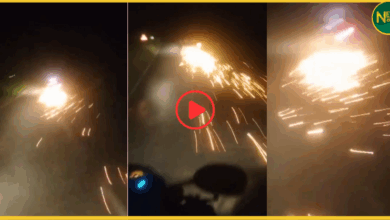 fatehpur-car-drags-bike-3km-tree-crash/